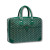Ambassade MM Document Case Green/Grey/Black For Women‎ 16.1in/41cm AMBASSMMLTY01CL03P