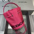 Balenciaga Le Cagole Medium Bucket Bag In Dark Pink, For Women, Women’s Bags 7in/18cm