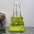 Bottega Veneta Intrecciato Shoulder Bag Neon Green, For Women, Women’s Bags 10.2in/26cm