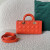 1:1 Replica Christian Dior Lady D-Joy Bag, Orange, For Women Women’s Handbags, 26cm CD