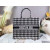 1:1 Replica Christian Dior Large Dior Book Tote Black, For Women, Women’s Handbags 16.5in/42cm CD