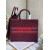 1:1 Replica Christian Dior Large Dior Book Tote Crimson Multicolor, For Women, Women’s Handbags 16.5in/42cm CD