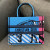 1:1 Replica Christian Dior Medium Dior Book Tote Bright Blue and Bright Pink D-Jungle Pop Embroidery, Blue/Pink, For Women Women’s Handbags, 36cm CD M1296ZRON_M888