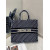 1:1 Replica Christian Dior Medium Dior Book Tote Dark Blue For Women 14in/36cm CD M1296ZRIW_M928