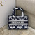 1:1 Replica Christian Dior Mini Book Tote Bag in Dior Étoile Embroidery Dior Bag,  Blue/White, For Women Women’s Handbags, 22.5cm CD
