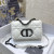 1:1 Replica Christian Dior Mini Dior Caro Bag Latte Matte Padded Macrocannage, Latte White, For Women Women’s Handbags, Crossbody Bags, 20cm CD