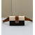 1:1 Replica Fendi Baguette Pouch Brown fabric Beige Pouch For Woman 16cm/6in
