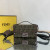 1:1 Replica Fendi Baguette Soft Trunk Mini Dark Brown Bag For Woman 10cm/4in