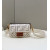 1:1 Replica Fendi Baguette White with Embroidery Small Bag For Woman 21cm/8in