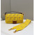 1:1 Replica Fendi Baguette Yellow with Embroidery Medium Bag For Woman 28cm/11in