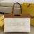 1:1 Replica Fendi Canvas Tote Bag Beige/Brown For Women, Women’s Handbags 18.1in/46cm FF 7VA480