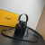 1:1 Replica Fendi Mon Tresor Black Mini Bag For Woman 18cm/7in 8BS010A3ZGF0KUR