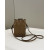 1:1 Replica Fendi Mon Tresor Brown Mini-bag with stitching For Woman 18cm/7in