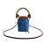 1:1 Replica Fendi Mon Tresor Mini Bag Blue/Beige For Women 18cm / 7.1in