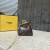 1:1 Replica Fendi Nano First Charm Dark Grey Bag For Woman 10cm/4in