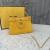 1:1 Replica Fendi Nano Peekaboo Charm Crossbody Yellow Bag For Woman 12cm/4.5in