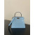 1:1 Replica Fendi Peekaboo ISeeU Petite Light Blue Small Bag For Woman 20cm/8in