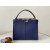 1:1 Replica Fendi Peekaboo X-Lite Tote Medium Dark Blue Bag For Woman 30cm/12in