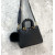 1:1 Replica Fendi Small FF Tote Shoulder Black Bag For Woman 30cm/12in