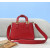 1:1 Replica Fendi Small FF Tote Shoulder Red Bag For Woman 30cm/12in