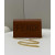 1:1 Replica Fendi Wallet On Chain Mini Brown Bag For Woman 13.5cm/5.5in
