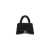 Furry Hourglass Small Handbag With Strap In Black For Women 9.4in/24cm 676365210FU1000