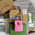 1:1 Replica Gucci Bamboo Mini Handbag Pink For Women, Women’s Bags 6.2in/16cm GG 702106 UZY0T 5814