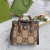 1:1 Replica Gucci Diana Jumbo GG Small Tote Bag Camel And Ebony Jumbo GG Canvas Brown For Women 11in/28cm 660195 UKMFT 2672