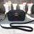 1:1 Replica Gucci GG Marmont Matelassé Mini Bag Black Matelassé Chevron For Women 7in/18cm GG 448065 DTD1T 1000