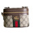 1:1 Replica Gucci Ophidia Cosmetic Case Brown For Women 15.5cm / 6.1in