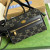 1:1 Replica Gucci Ophidia Mini GG Bag Black And Ivory GG Denim Jacquard For Women  7in/17.5cm GG 517350 UN3BG 1274