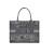1:1 Replica Medium Dior Book Tote Denim Multicolor For Women 14in/36 cm M1296ZRZI_M49E