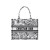 1:1 Replica Medium Dior Tote Bag Black And  For Women 14in/ 36cm M1296ZOMP_M041