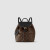 1:1 Replica Louis Vuitton LV Montsouris PM Brown And Black Essential Backpack For Women M45515 – 13 in/ 33cm