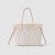 1:1 Replica Louis Vuitton LV Neverfull MM Damier Azur Canvas Luxury Bag For Women N41605 – 12.2in/31cm
