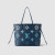 1:1 Replica Louis Vuitton LV Neverfull MM Monogram Empreinte Gradient Blue Luxury Women Bag M46514 – 30.9cm/ 12.2in