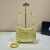 Prada Cleo Satin Bag With Crystals Yellow For Women, Women’s Bags 8.6in/22cm 1BC169_2AWL_F068X_V_HOO