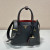 Prada Double Saffiano Mini Bag Black For Women, Women’s Bags 9.8in/25cm 1BG443_2A4A_F0LJ4_V_XOO