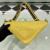 Prada Saffiano Triangle Bag Yellow For Women, Women’s Bags 11in/28cm 2VH155_2FAD_F0377_V_OOO