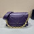 Prada System Nappa Patchwork Shoulder Bag Purple For Women, Women’s Bags 7.5in/19cm