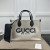 1:1 Replica GG MEDIUM TOTE BAG WITH GUCCI PRINT P BLACK  Exclusive For Women 772176