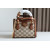 1:1 Replica GUCCI DIANA MINI TOTE BAG P Camel and ebony GG canvas with crystals Exclusive For Women ‎707449 21HRG 2687