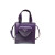 Shoulder Bag In Purple For Women 8.6in/ 22cm