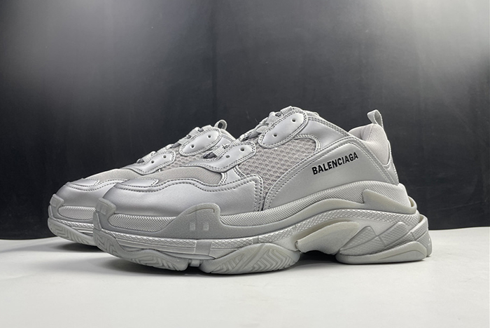 Balenciaga Triple S Sneaker 'Silver Metallic'-536737-W2FS2-8100