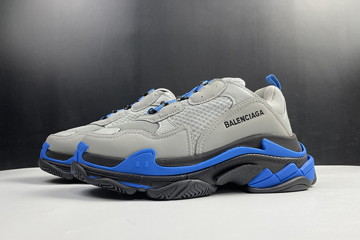Balenciaga Triple S Grey/Black/Blue-536737-W06N1-9018