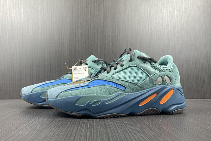 Adidas Yeezy Boost 700 Sea Blue Orange Dark Grey - GZ2002