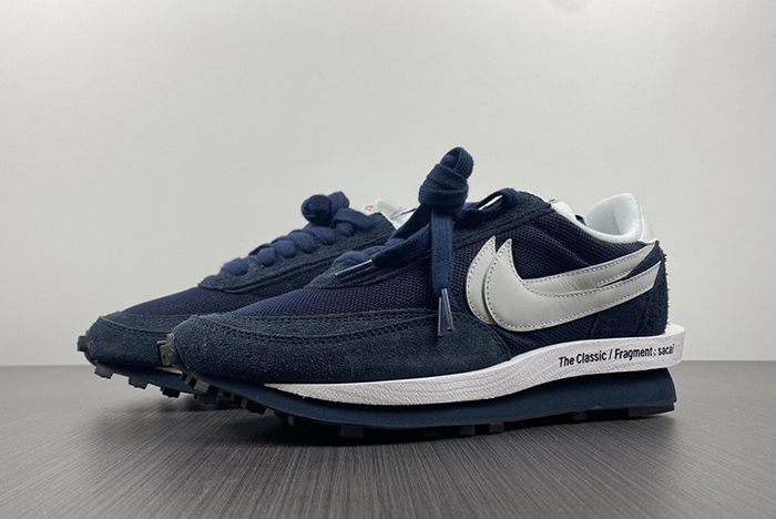 fragment x sacai x Nike LDWaffle Blackened Blue DH2684-400
