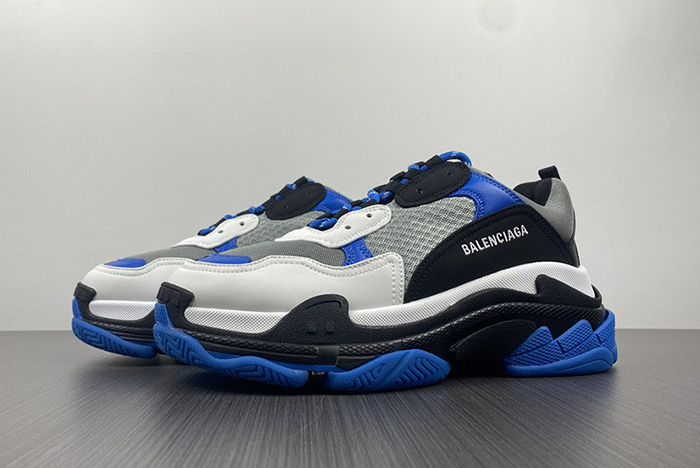 Balenciaga Blue & Black Triple S Sneakers 536737-W2CA1-4124