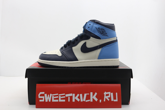 AIR JORDAN 1 OBSIDIAN UNIVERSITY BLUE 555088-140