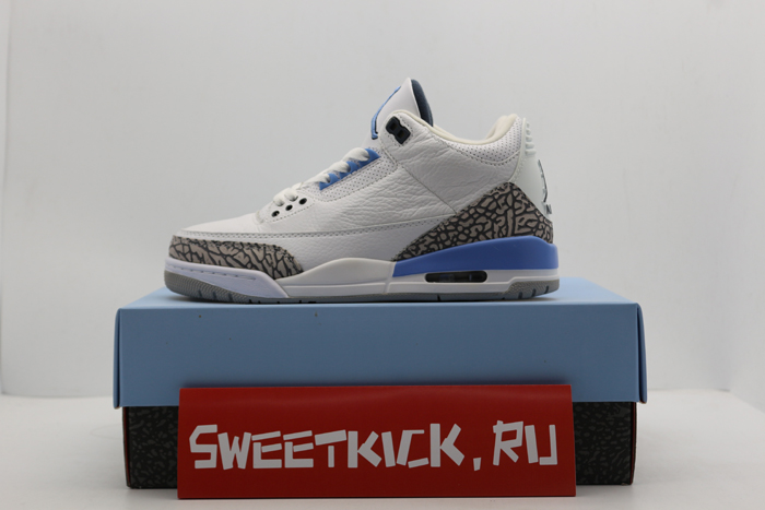 Air Jordan3 AJ3 UNC  CT8532-104